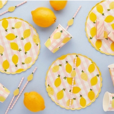 Pratos Lemon & Gingham