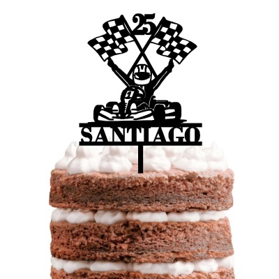 Topo Bolo Carros Corrida