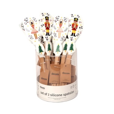 Conj. 2 Espátulas Natal Bailarina