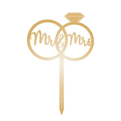 Topo Bolo Mr & Mrs Anel