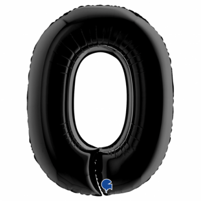 Balão Número Preto Gigante