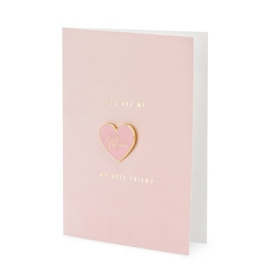 Postal + Pin - Mom You are my best friend