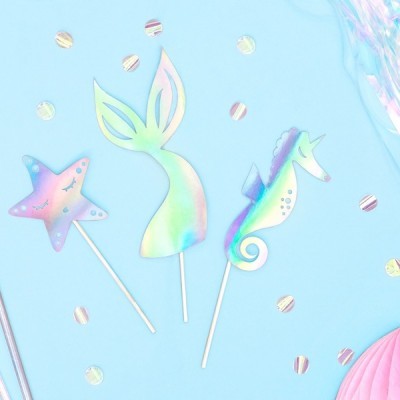 Toppers Iridiscente Sereia