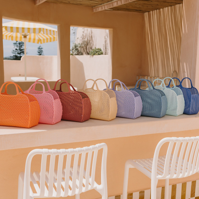 Bolsa Retro Rosa Cereja