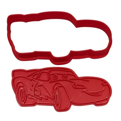 Cortador c/ Carimbo Carros - Faísca Mc Queen