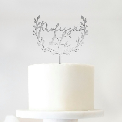 Topo Bolo Profissão de Fé