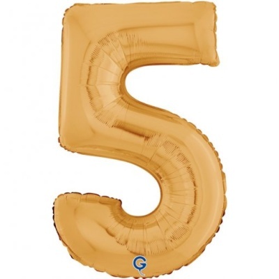 Balão Número Dourado Grande