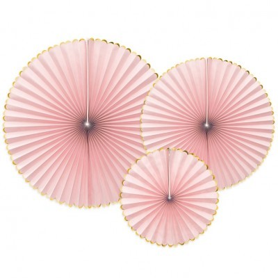 Rosetas Rosa Claro Conj. 3