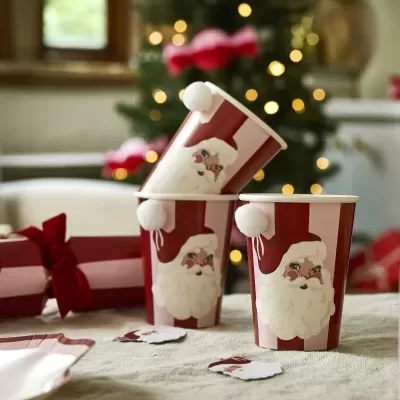Copos Vintage Santa
