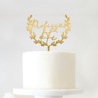 Topo Bolo Profissão de Fé