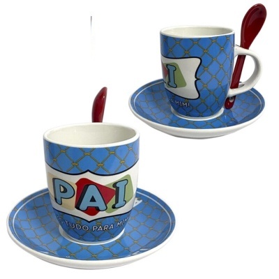 Chávena c/ Colher Pai tu és tudo para mim!