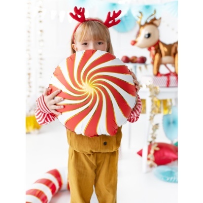 Balão Candy Natal Vermelho