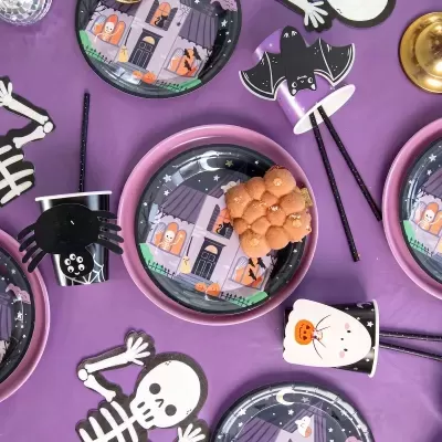 Pratos Halloween 18cm