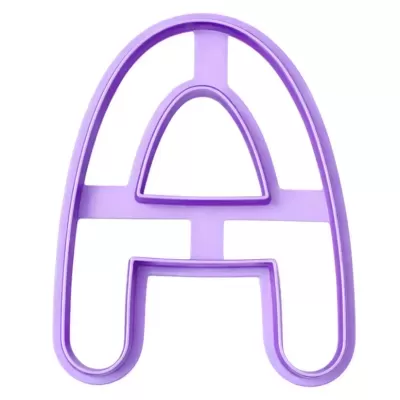 Cortador de Bolachas - Letras Alfabeto - A