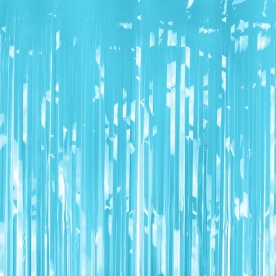 Fundo Cortina Azul Claro