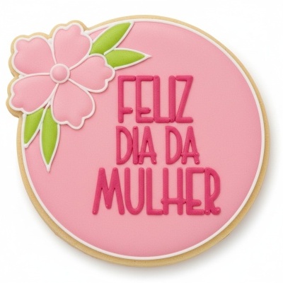 Cortador c/ Carimbo Feliz Dia da Mulher