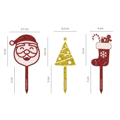 Toppers Natal Modelo 1