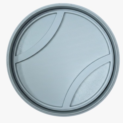 Cortador c/ Carimbo Bola de Tennis