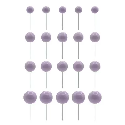 Toppers Bolas Lilás