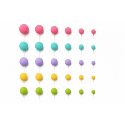 Toppers Bolas Coloridas