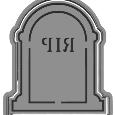 Cortador c/ Carimbo Tumulo RIP