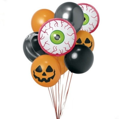 Conj. 10 Balões Halloween