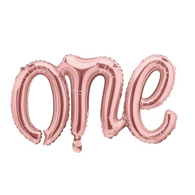 Balão One Rosegold