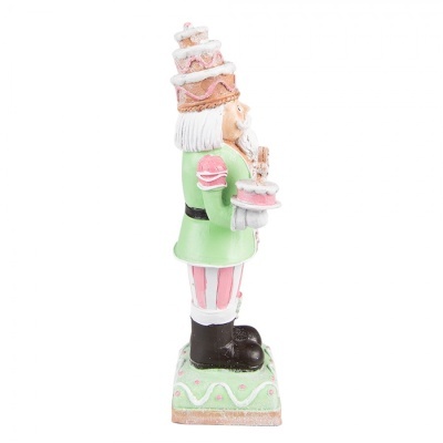 Figura Quebra-Nozes Verde 24cm