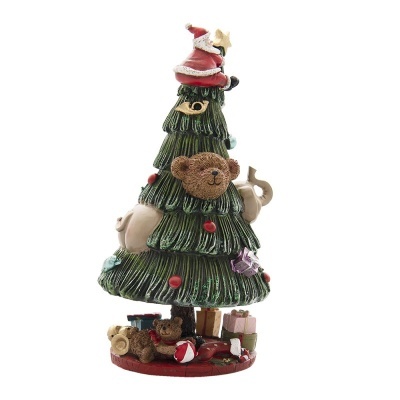Caixa de Música Arvore de Natal Animais