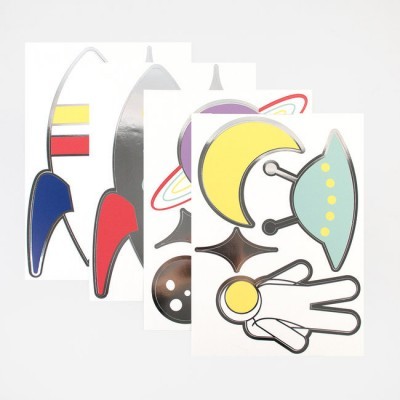 Decoração Papel Astronauta e Espaço