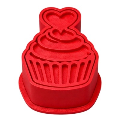 Molde Brigadeiro c/ Carimbo Cupcake do amor