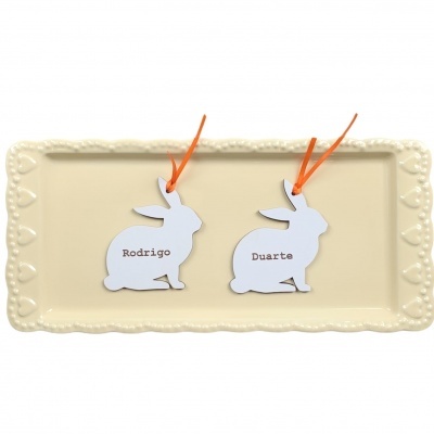 COELHO ETIQUETA PÁSCOA PERSONALIZADA