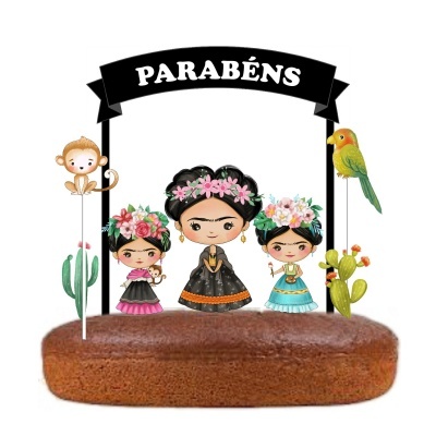 Topo Bolo Frida Kahlo