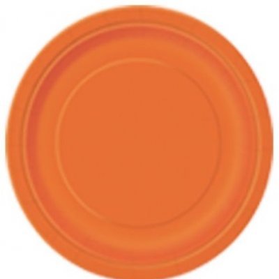 Pratos Laranja Grandes