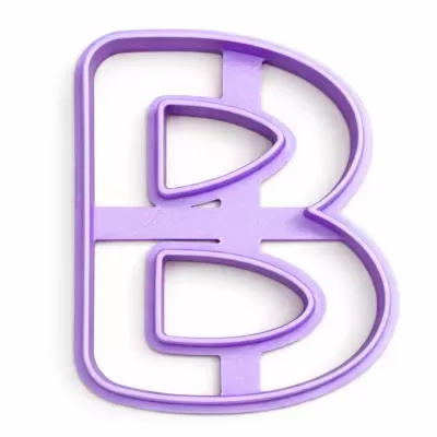 Cortador de Bolachas - Letras Alfabeto - B