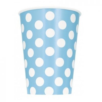 Copos Azul Claro Bolas