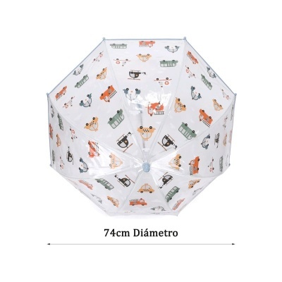 Guarda-chuva transparente City Cars