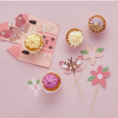 Toppers Flores & Borboletas