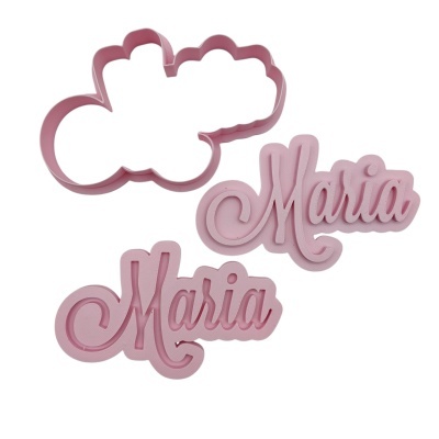 Cortador Personalizado Nome c/ Carimbos