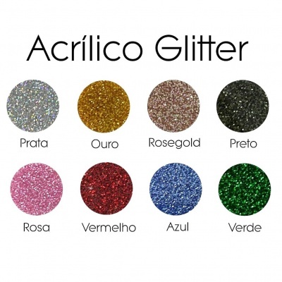 Topo Bolo Happy Birthday Letra 1 Acrilico Glitter