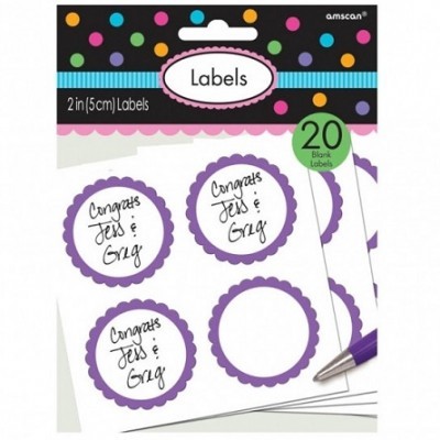 Etiquetas Autocolantes Roxo