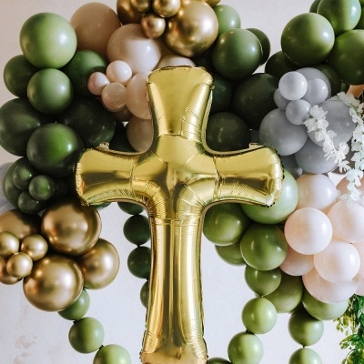 Balão Cruz Dourada