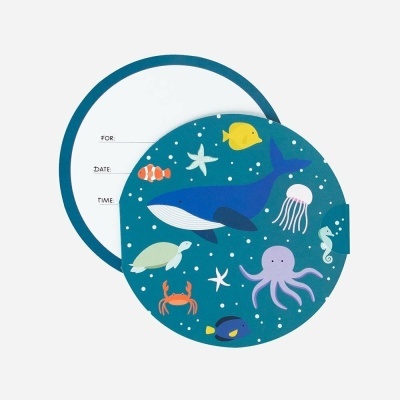 Convites Fundo do Mar