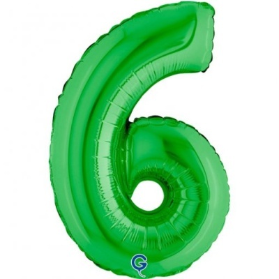 Balão Número Verde Pequeno