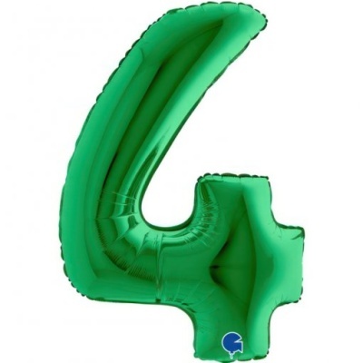 Balão Número Verde Gigante