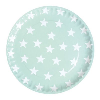 Pratos Menta Estrelas