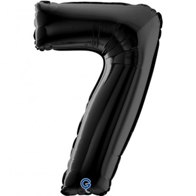 Balão Número Preto Grande