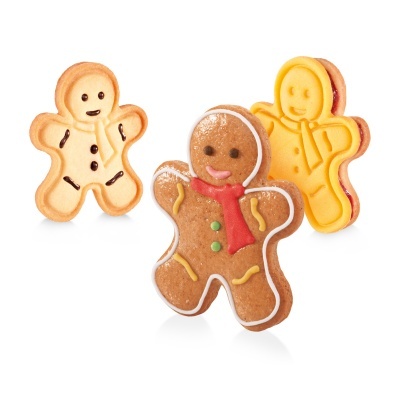 Cortadores c/ carimbo Boneco Gengibre