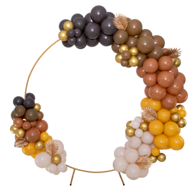 Aro Arco Metal Redondo Dourado