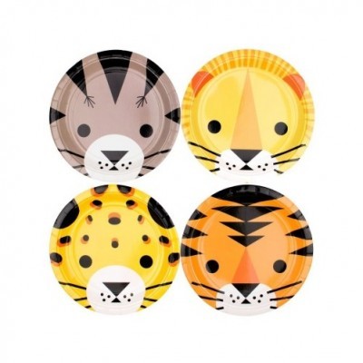 Pratos Animais Selva